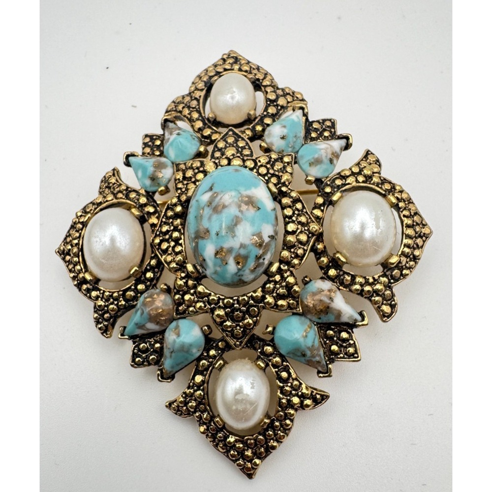 Vintage‎ Sarah Coventry Brooch Pin Pendant Remebrance Signed